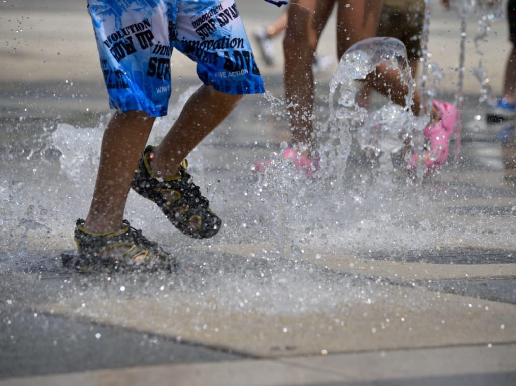 小田原フラワーガーデン踊る噴水