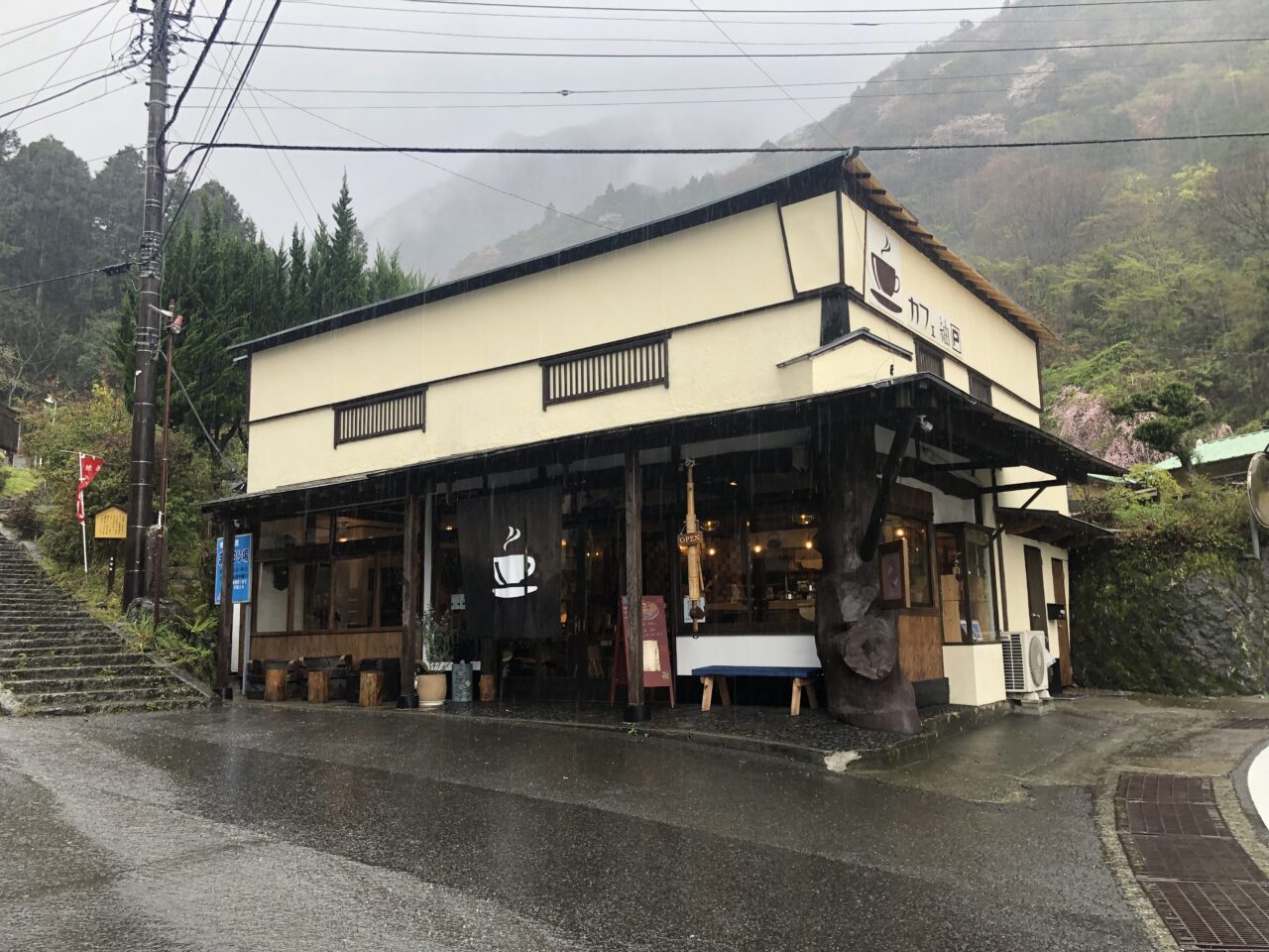 畑宿カフェ  紬