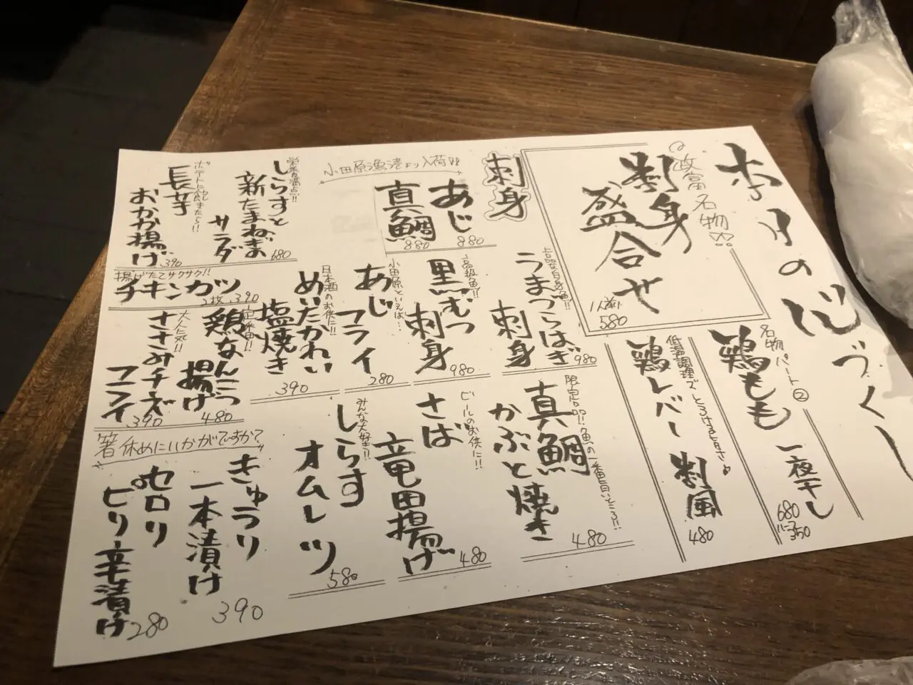 鴨南 さかな市場 政富